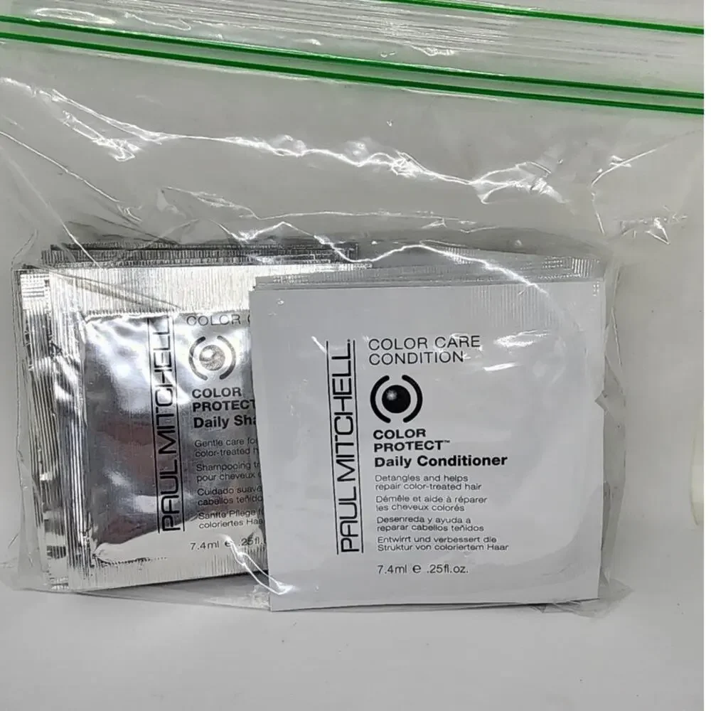 Lot of 14 Paul Mitchell Color Protect Daily Shampoo & Conditioner .25 oz NEW
